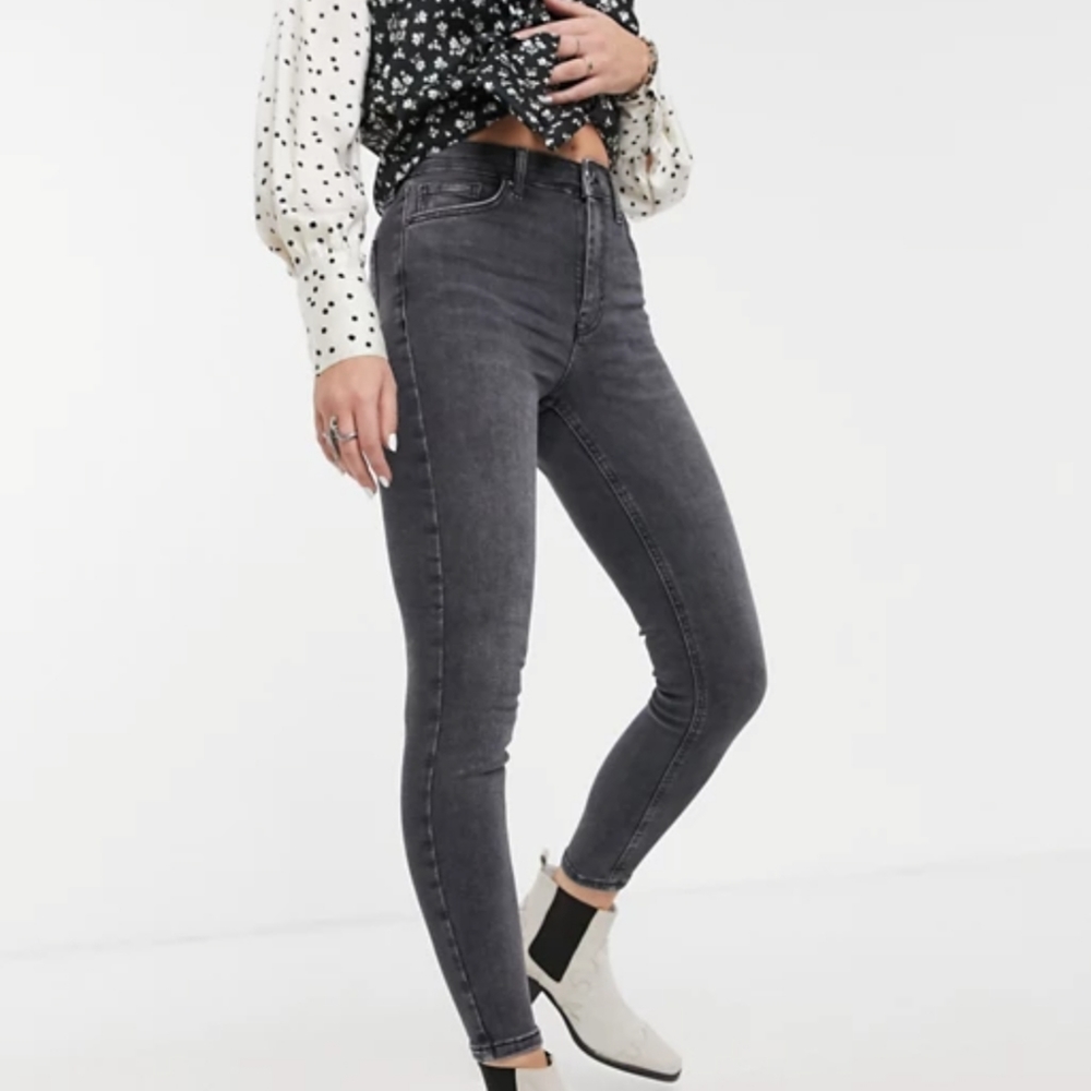 TopShop jamie jeans grey